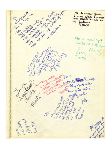 High School Year Book Notes (Grunge)